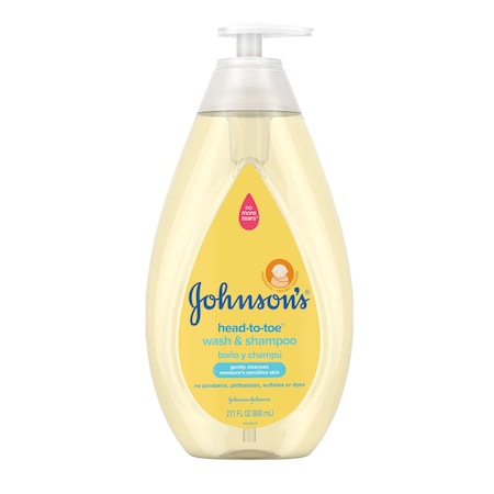 Johnson's Baby Head To Toe Wash & Shampoo 27.1 oz. Bottle, PK12 -  JOHNSONS BABY, 1117568